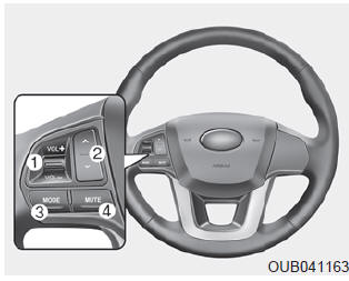 Steering wheel audio control (if equipped)
